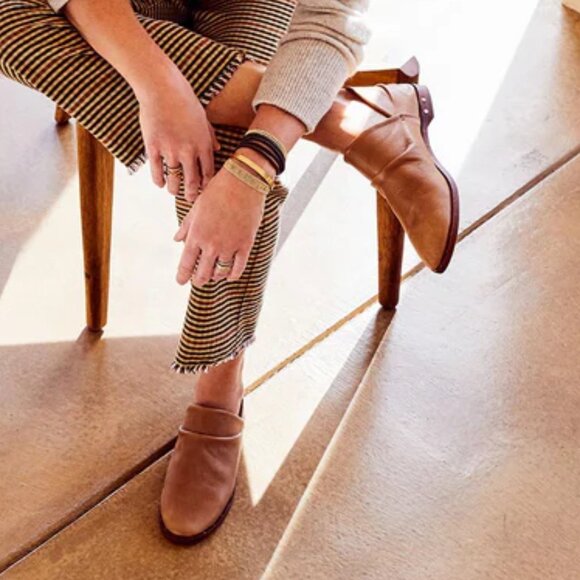 NEW BEEK Made In Mexico Leather Puffin Slip On Flats saddlefor women 825 10j5 - Picture 8 of 10